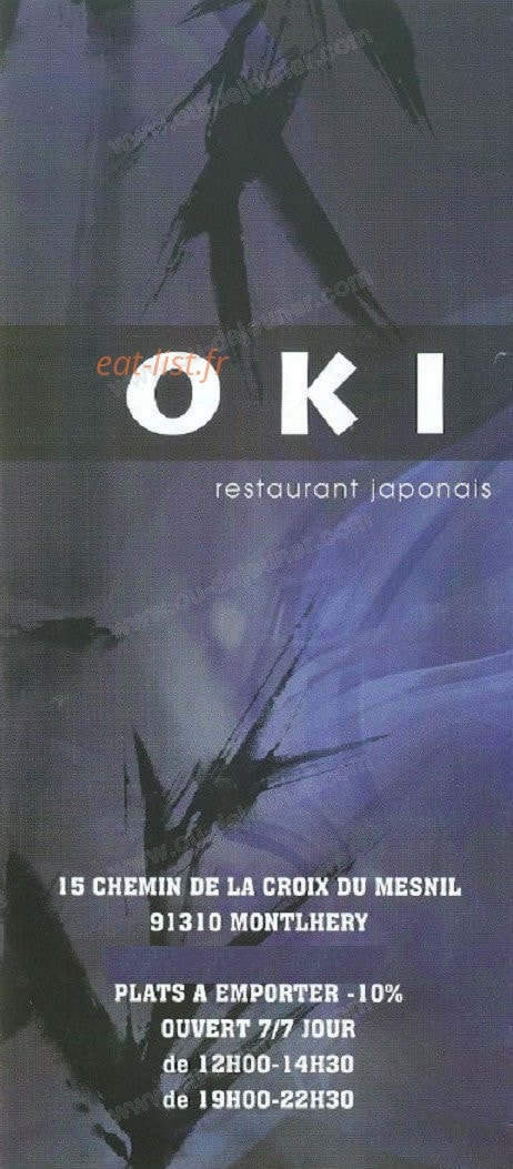 Oki — carte page 1