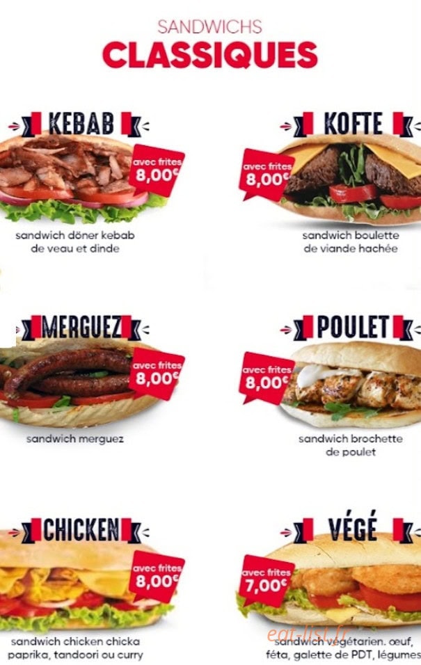 Restaurant CHEZ ALI — carte page 7