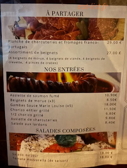 Chez Maria — carte page 2