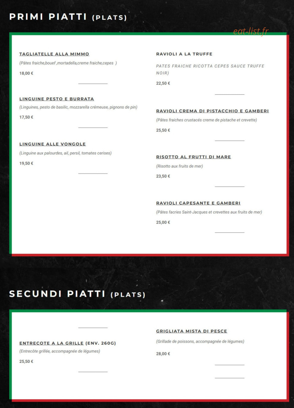 Da Mimmo — carte page 3