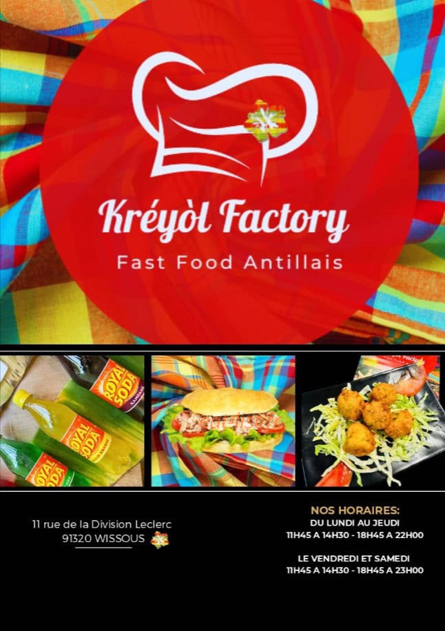 Kreyol Factory — carte page 1
