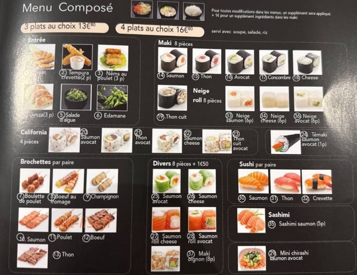 Yummy Sushi — carte page 7