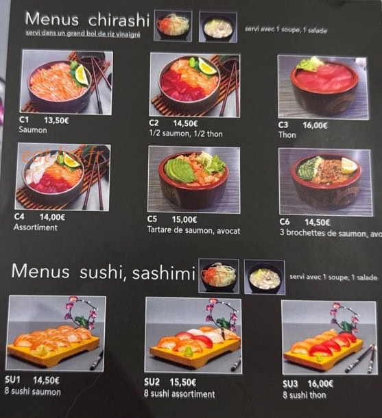 Yummy Sushi — carte page 6