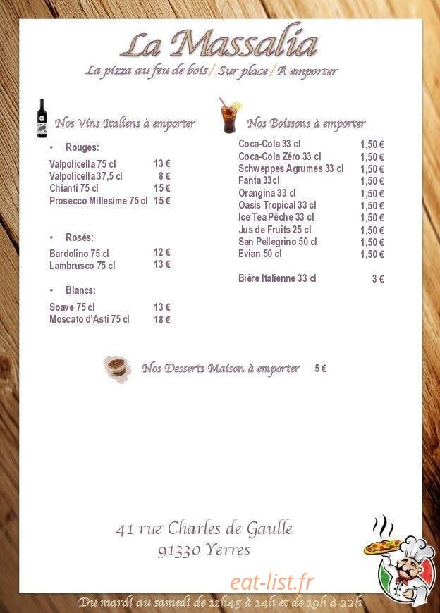 La Massalia — carte page 2