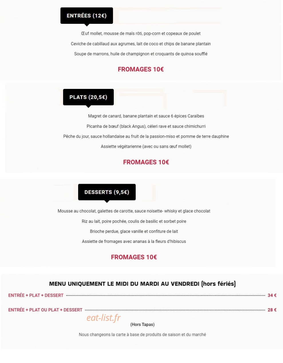 Pika Pika — carte page 1