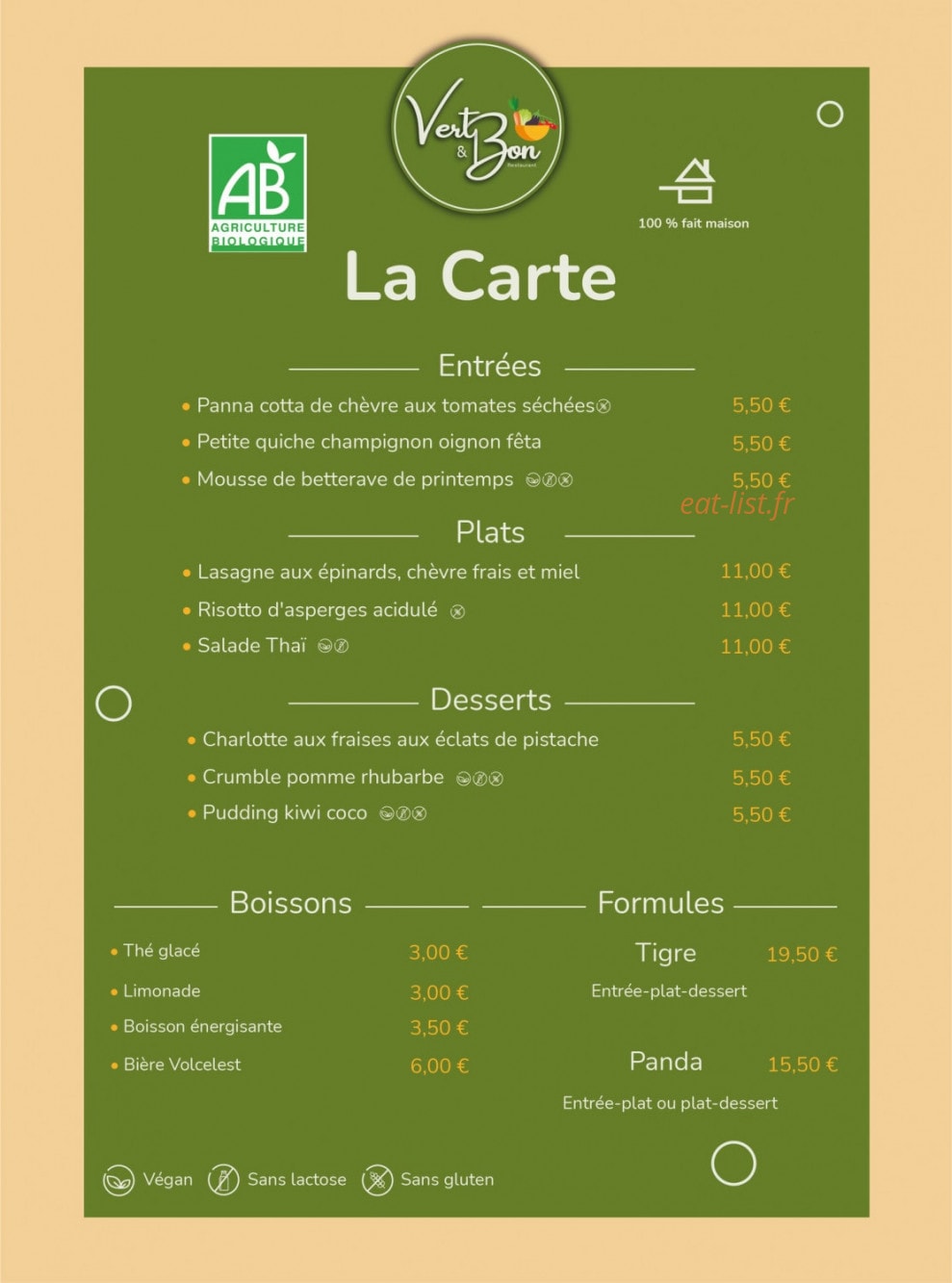 Vert et Bon — carte page 1