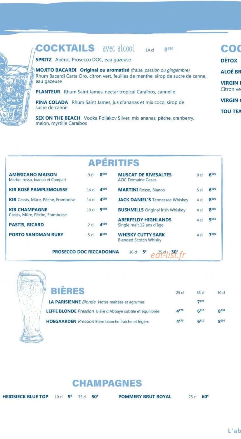 La criée — carte page 2