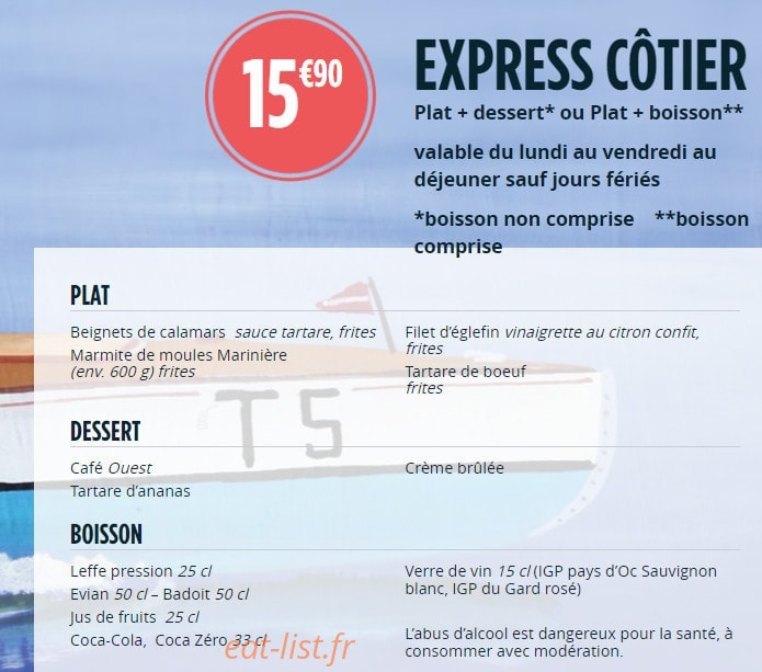 La criée — carte page 5