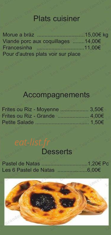 Le petit coin gourmet — carte page 4