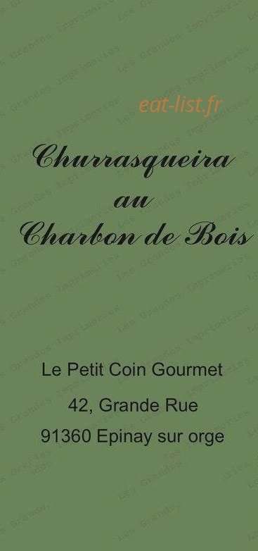 Le petit coin gourmet — carte page 5