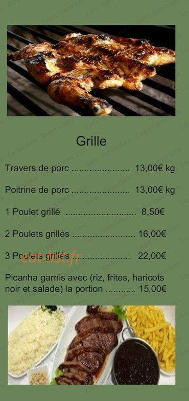 Le petit coin gourmet — carte page 3