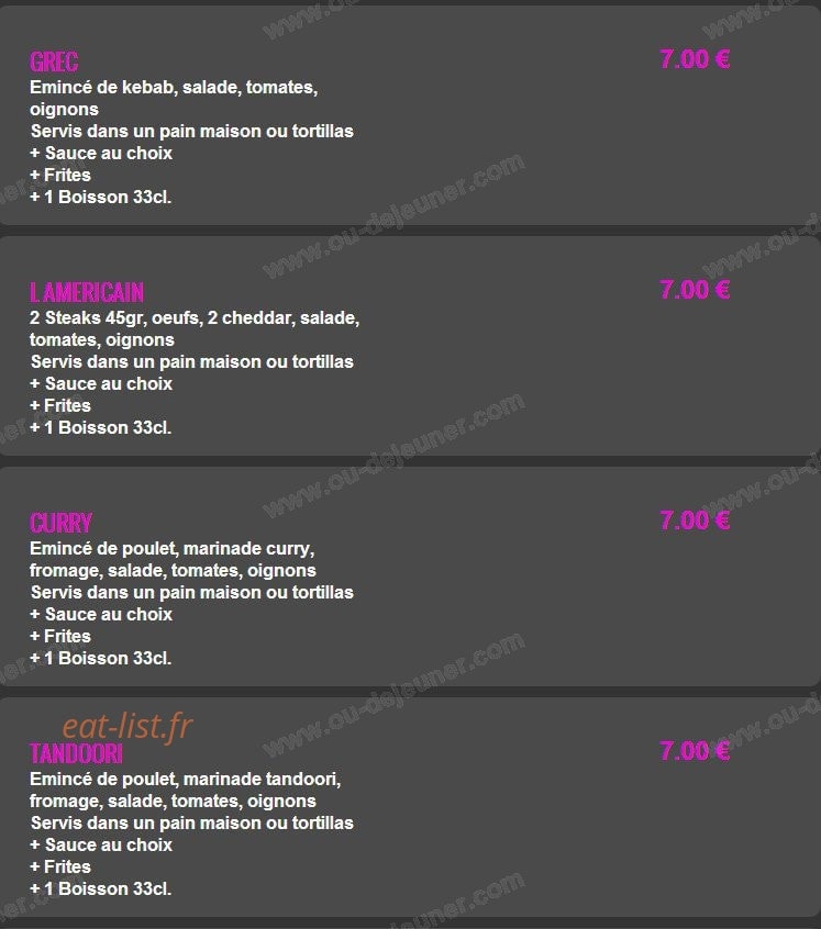 Maestra pizza — carte page 13