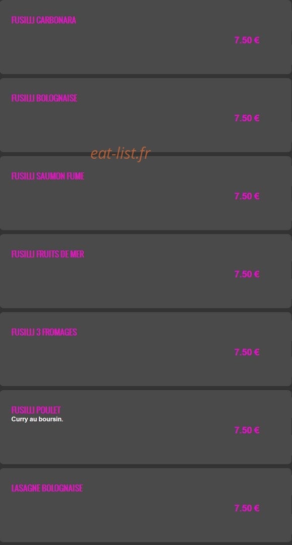 Maestra pizza — carte page 10