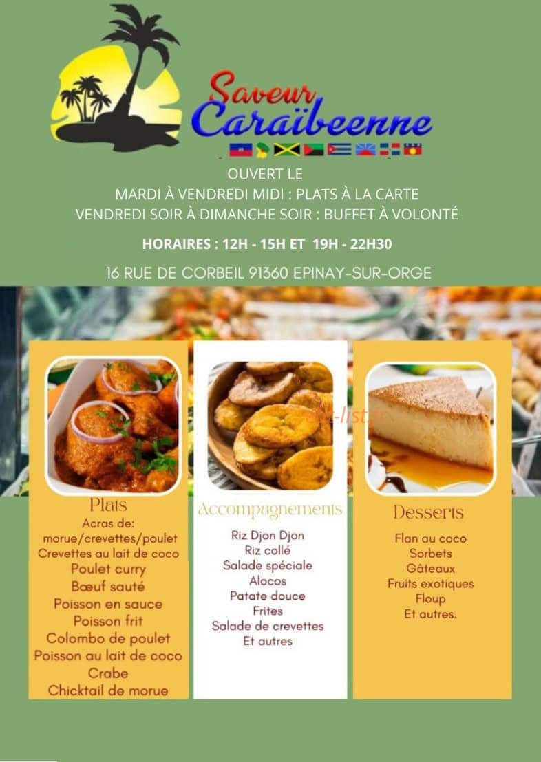 Saveur Caraïbéenne — carte page 2