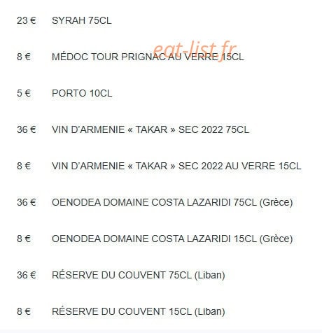 BarOn — carte page 13
