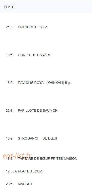 BarOn — carte page 5