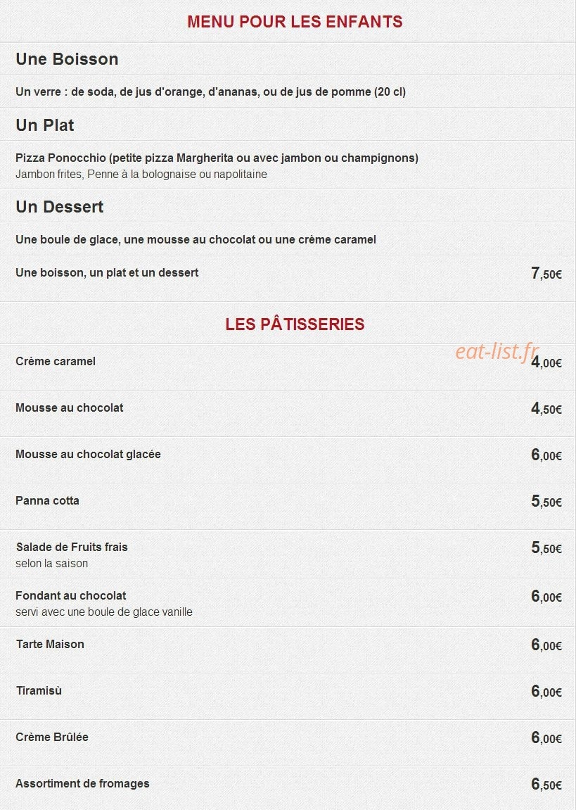 Borsalino Rest — carte page 10
