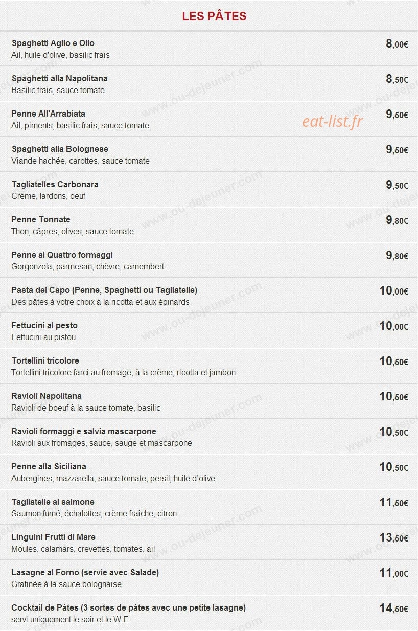 Borsalino Rest — carte page 4