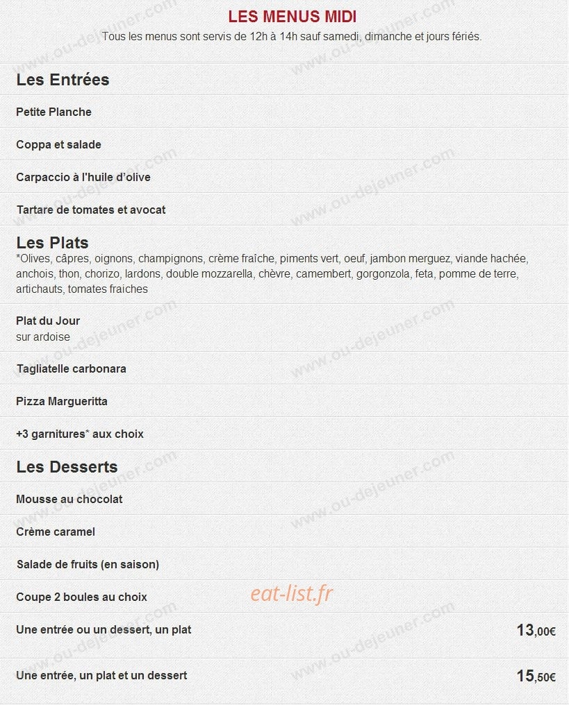 Borsalino Rest — carte page 9