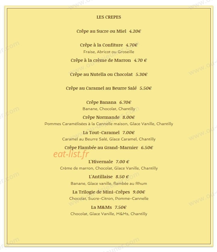 La Terrasse — carte page 3