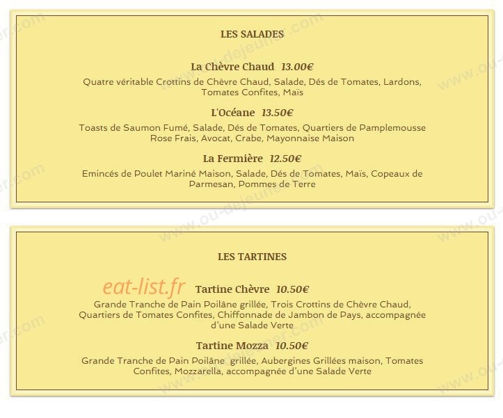 La Terrasse — carte page 4