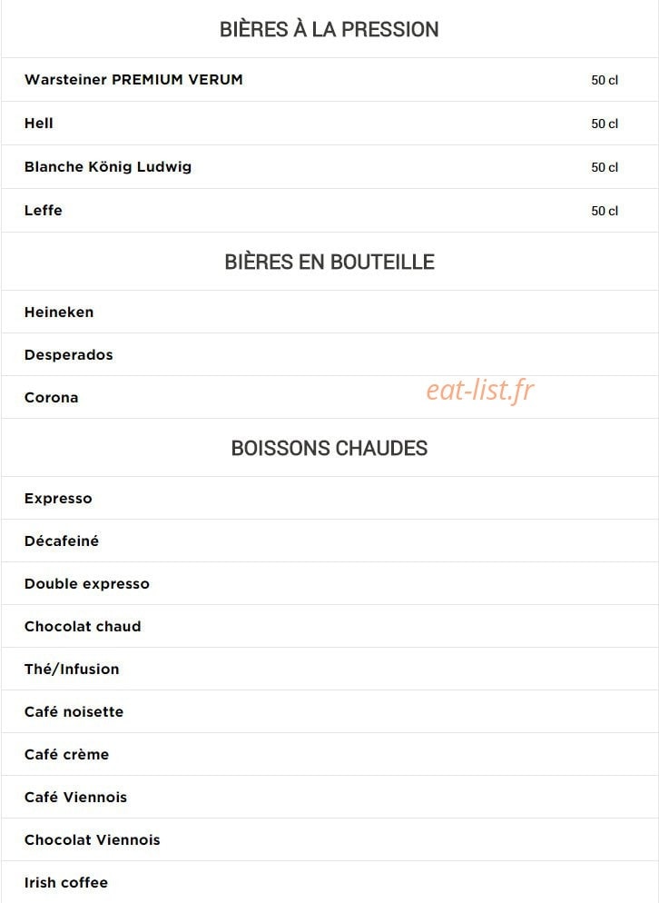 Le Grey Resto — carte page 9