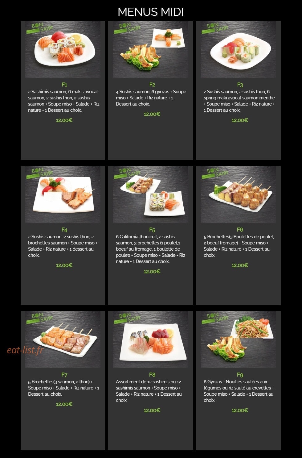Bon Saï — carte page 3