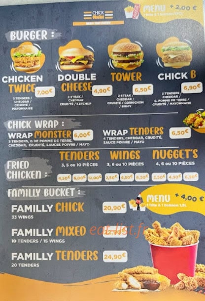 Chick Naan — carte page 4