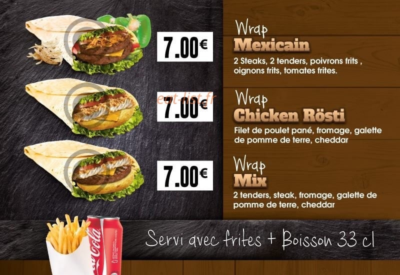 City food — carte page 5
