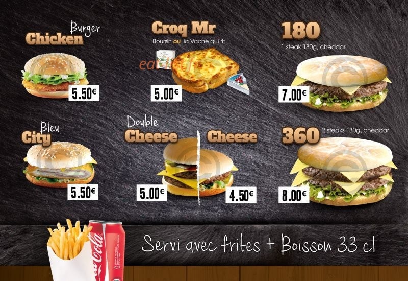 City food — carte page 7