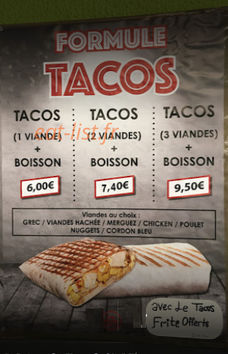 Express Food — carte page 2