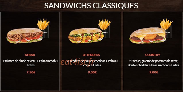 Food Shoot — carte page 1