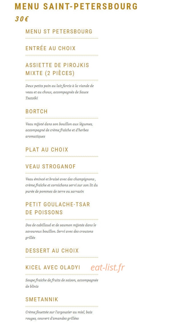 Chez Leïli — carte page 3