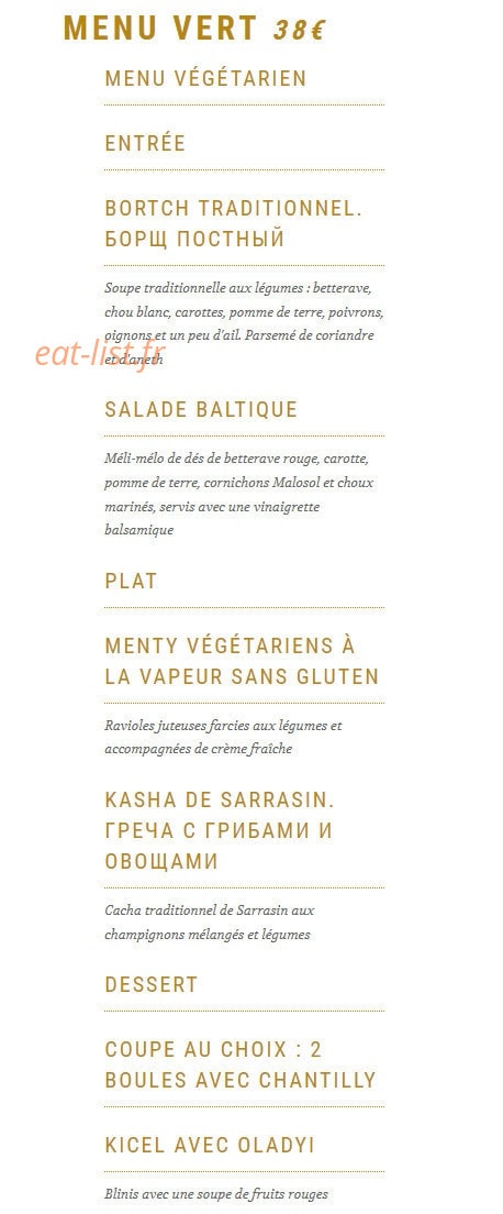 Chez Leïli — carte page 5