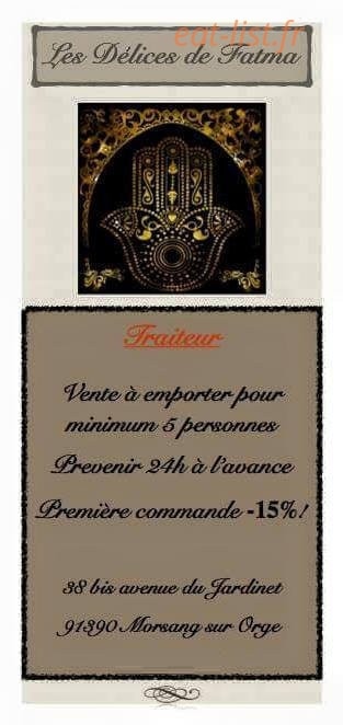 Les délices de Fatma — carte page 3
