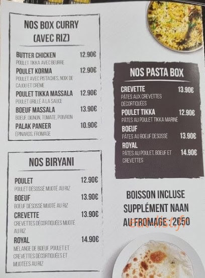Naan factory’s — carte page 2