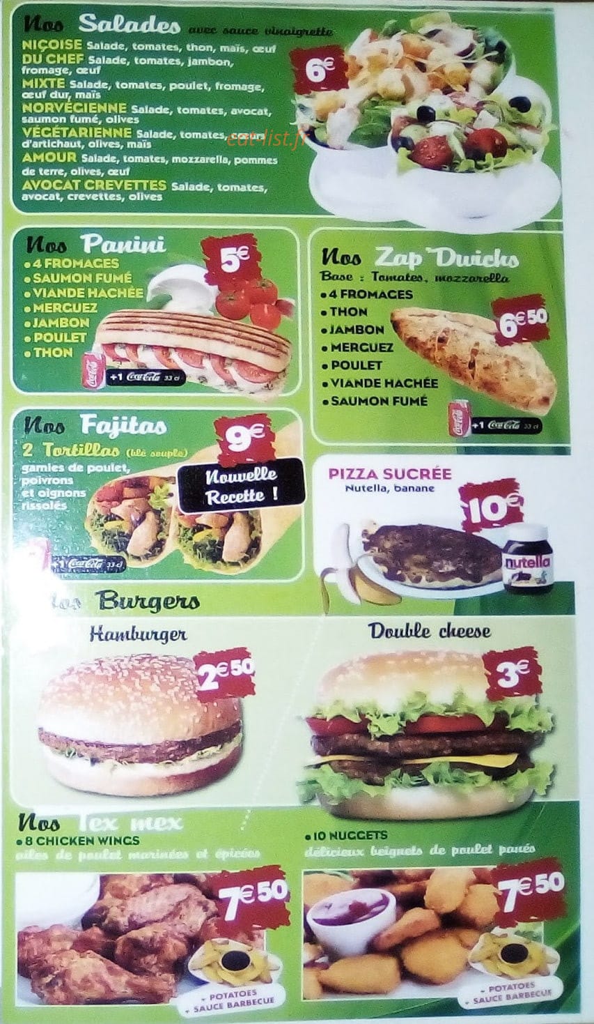 Pizza di Napoli — carte page 3