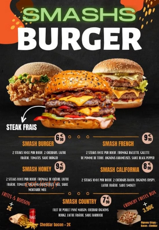Speed Eats — carte page 4