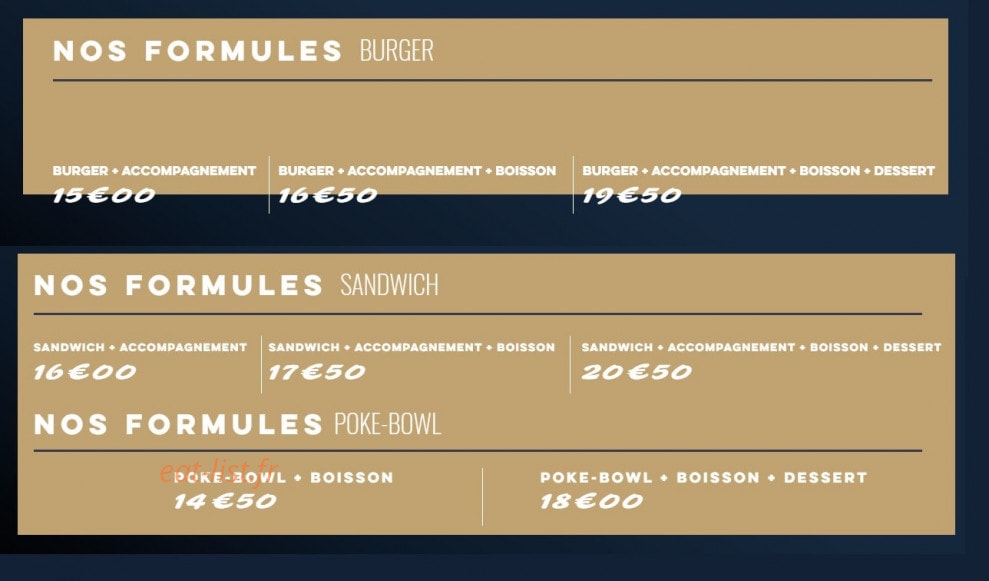Bud's Deli — carte page 1