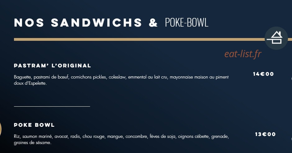 Bud's Deli — carte page 3