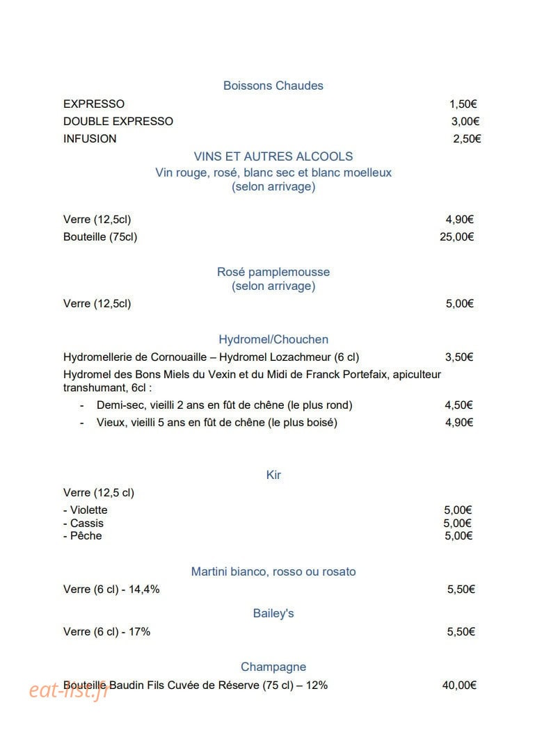 Hall Of Beer — carte page 3