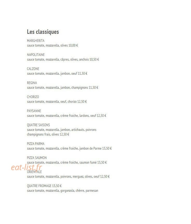 La Guichetta — carte page 1