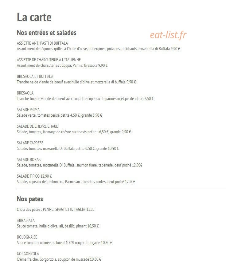 La Guichetta — carte page 3