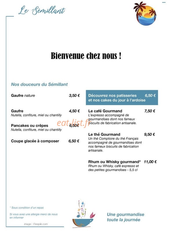 Le Sémillant — carte page 3