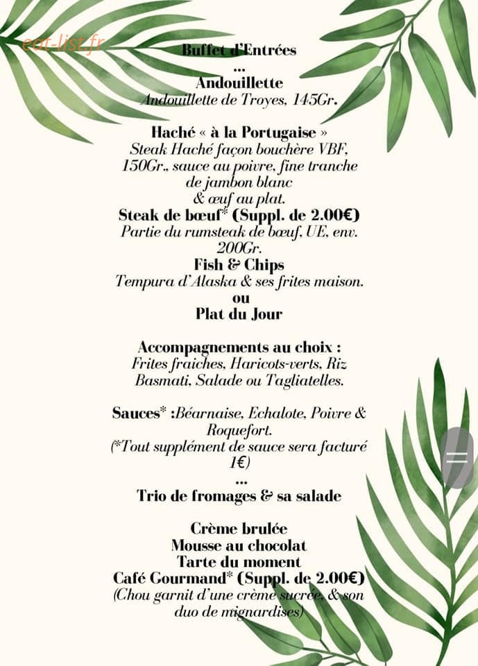 L'Auberge de la môme — carte page 2