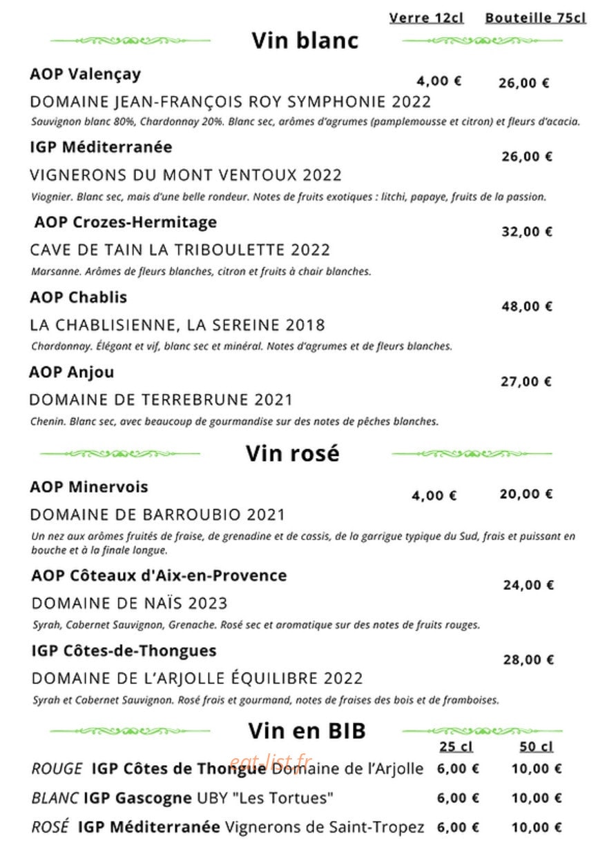 L'Ephémère — carte page 4