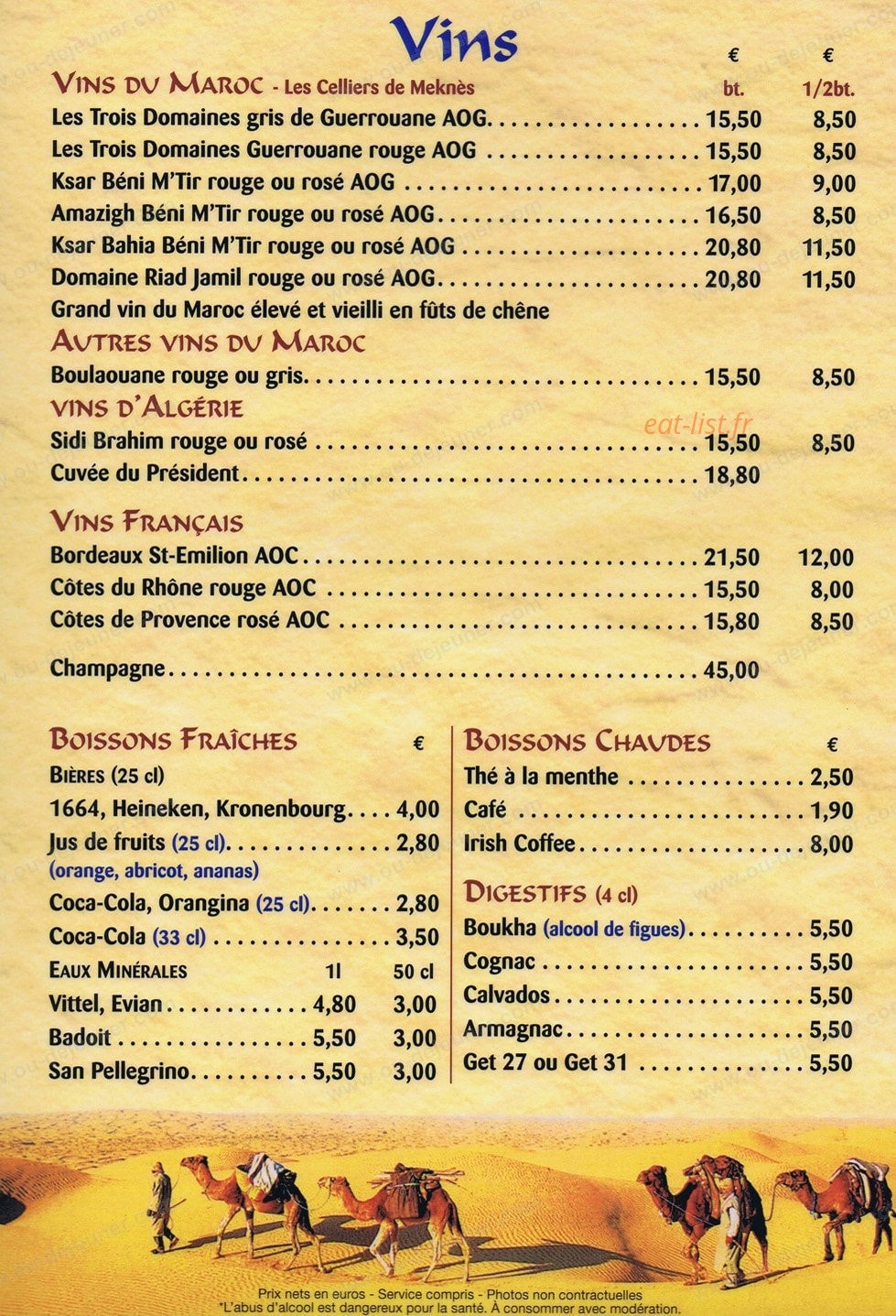 Riad Fes — carte page 6