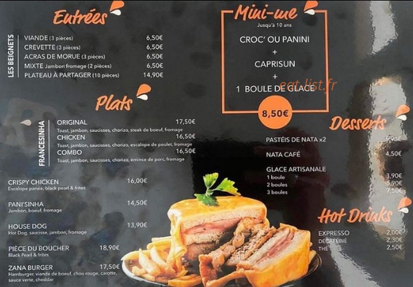 Francesinha — carte page 1