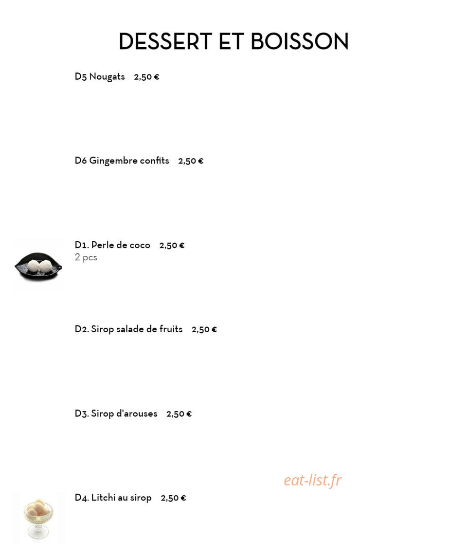 La Gourmandise — carte page 9