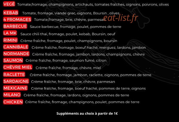 MK Food Station — carte page 7